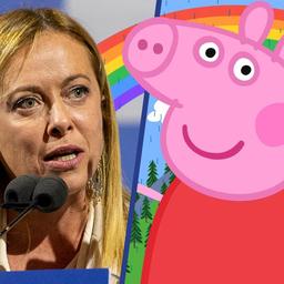 Video | Gedoe om lhbti-actie Peppa Pig illustreert Italiaanse verkiezingswinnaar