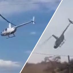 Video | Helikopter raakt stroomkabel in Brazilië en stort neer