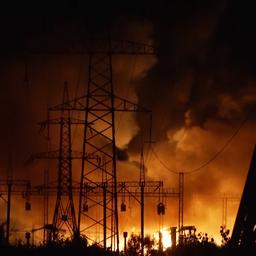Video | Kharkiv in donker gehuld na brand in elektriciteitscentrale