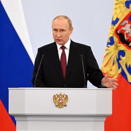 Poetin bekrachtigt annexatie vier Oekraïense provincies: ‘Rusland heeft nieuwe gebieden’