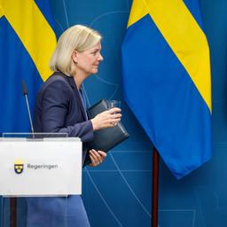Rechts blok wint verkiezingen Zweden, premier Andersson kondigt aftreden aan