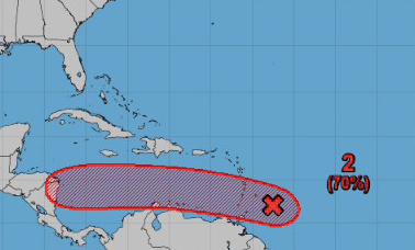 Tropical wave neemt toch in kracht toe