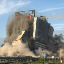 Video | Oude kolencentrale wordt tot ontploffing gebracht in Nijmegen
