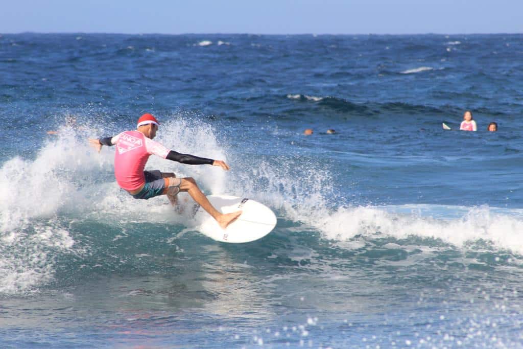 Surfwedstrijd op Tweede Kerstdag