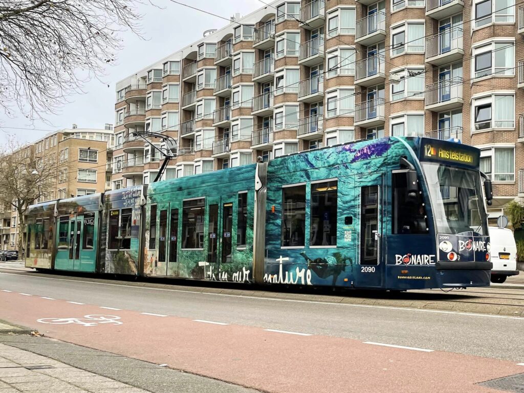 Promotiecampagne Bonaire op Amsterdamse tram