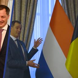 Video | Belgische premier komt terug op blunder met omgekeerde Nederlandse vlag