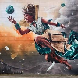 Video | Muurschildering in Tilburg mogelijk mooiste ter wereld