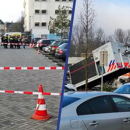 Video | Politie plaatst mobiele unit na dodelijke schietpartij in Zwijndrecht