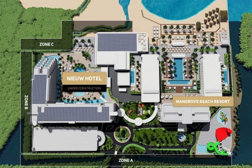 Mangrovebos bij Corendon wordt aangepakt wegens bouw nieuw hotel