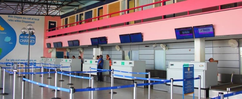 Grapjas op vliegveld Bonaire opgepakt