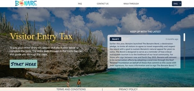 Wederverkopers actief bij betalen toeristenbelasting op Bonaire