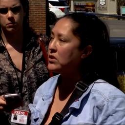 Video | Vrouw benadert pers na schietpartij VS: ‘Zijn jullie hier niet moe van?’