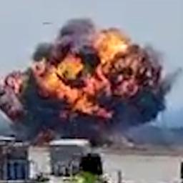 Video | Gevechtsvliegtuig stort neer op luchtbasis Zaragoza