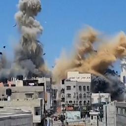 Video | Grote explosies door Israëlische raketaanvallen op Gaza
