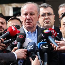 Ince stapt uit Turkse presidentsrace, Erdogan staat achter in peilingen