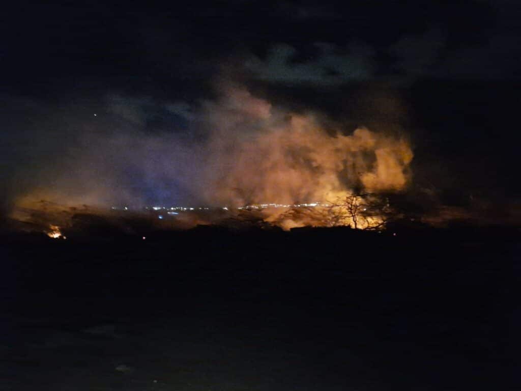 Brand bij Bario Mexico op Bonaire