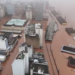 Video | Braziliaanse stad volledig onder water gelopen door overstromingen