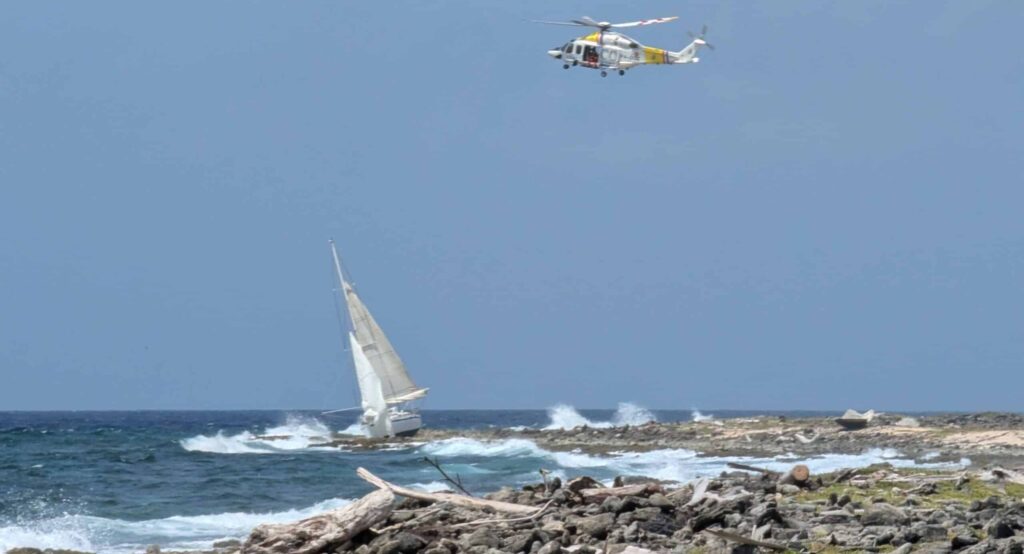 Kustwacht redt zeilende toerist bij Klein Curaçao